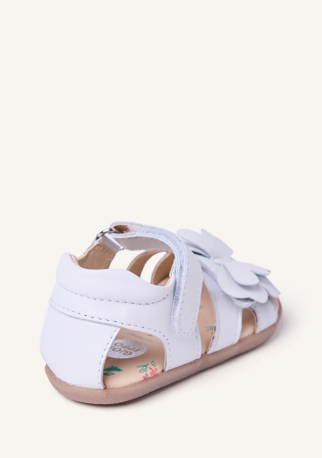 GIOSEPPO BAREFOOT - LEATHER SANDALS WITH BUTTERFLY NANDI - Image 5