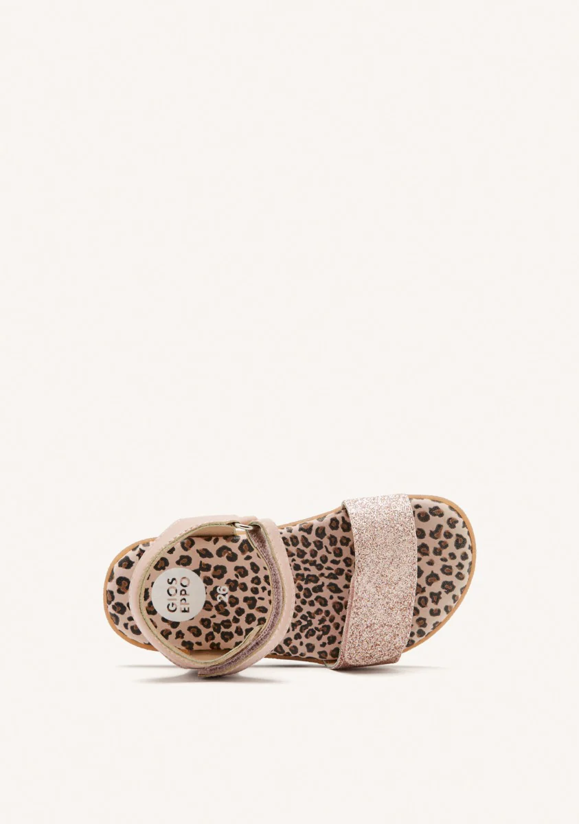 GIOSEPPO BAREFOOT - LEATHER SHINE SANDALS SAUGUS