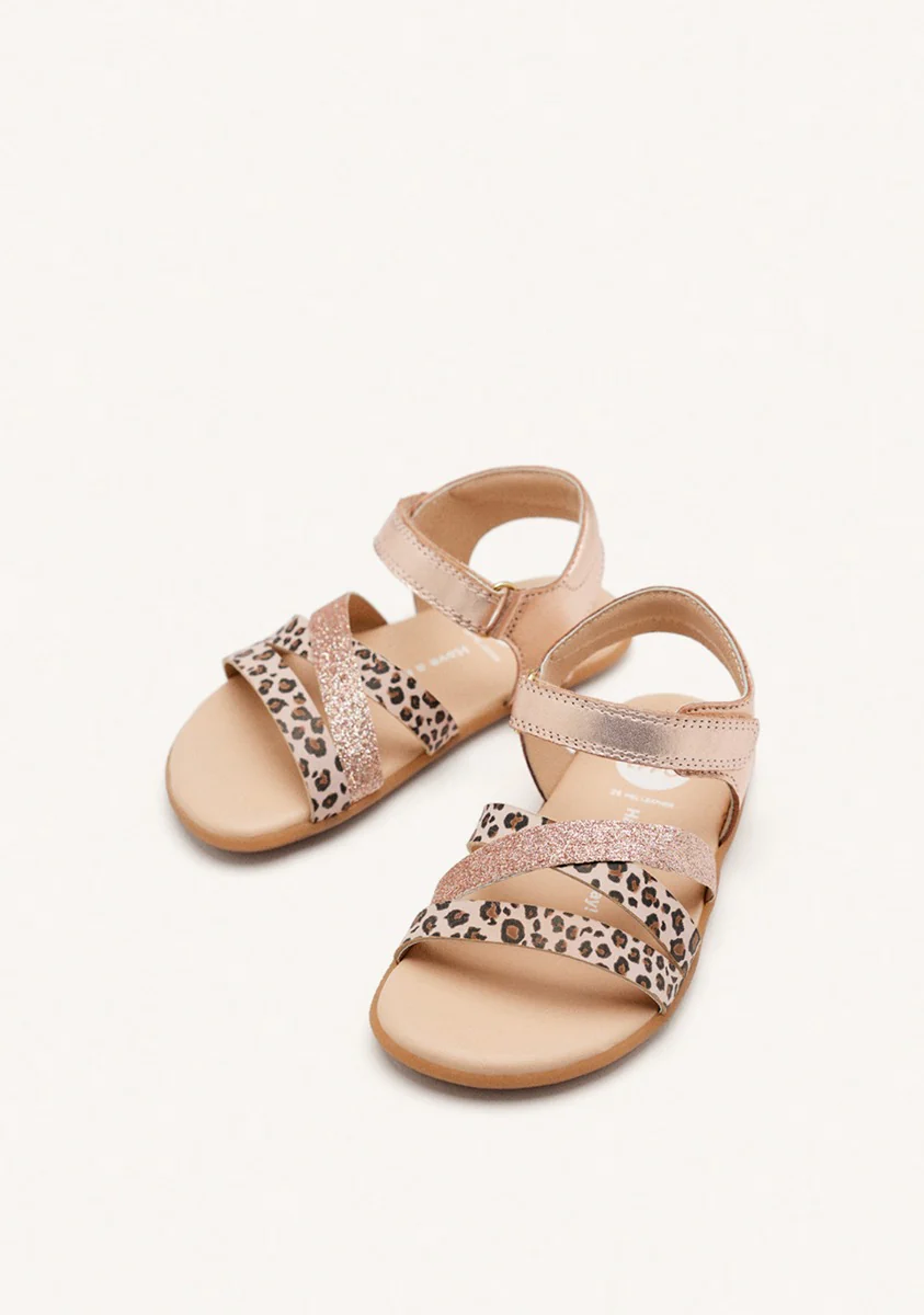 GIOSEPPO BAREFOOT - LEOPARD LEATHER DRAMMEN SANDALS - Image 2