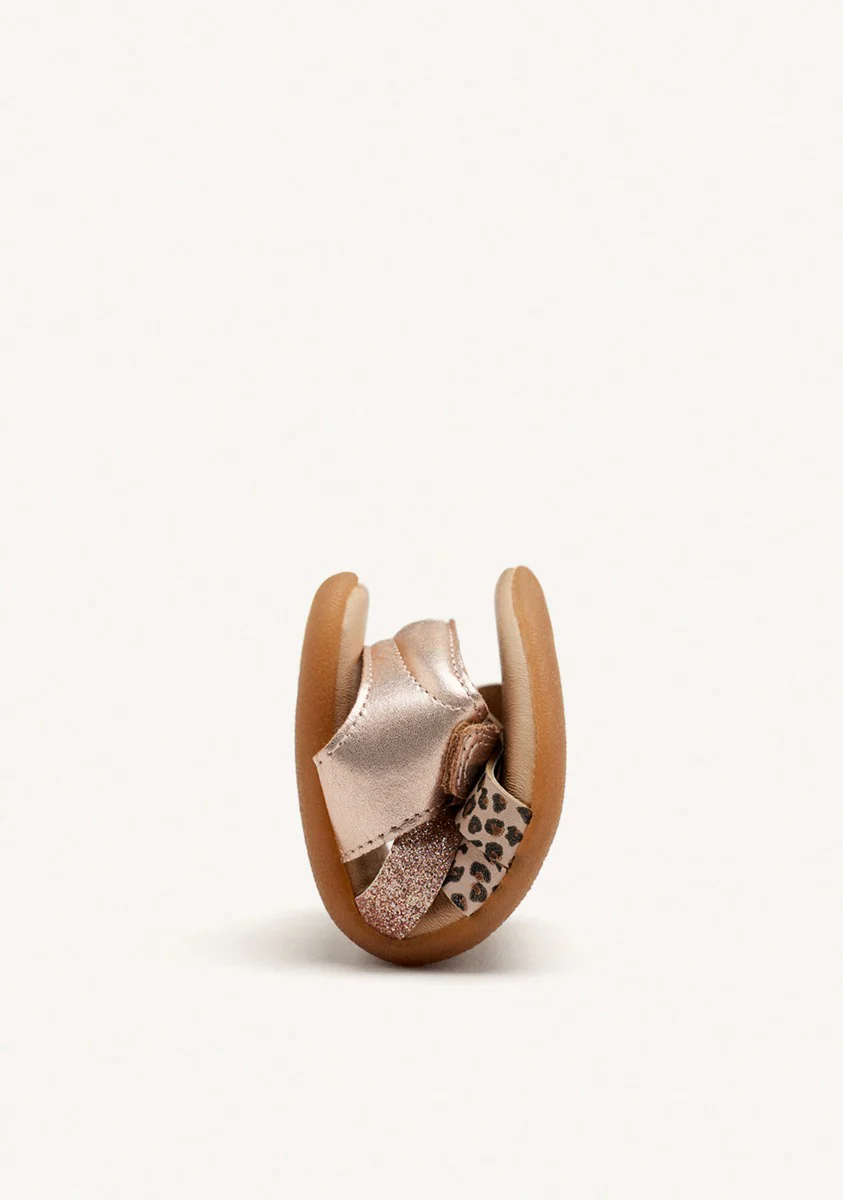 GIOSEPPO BAREFOOT - LEOPARD LEATHER DRAMMEN SANDALS - Image 4
