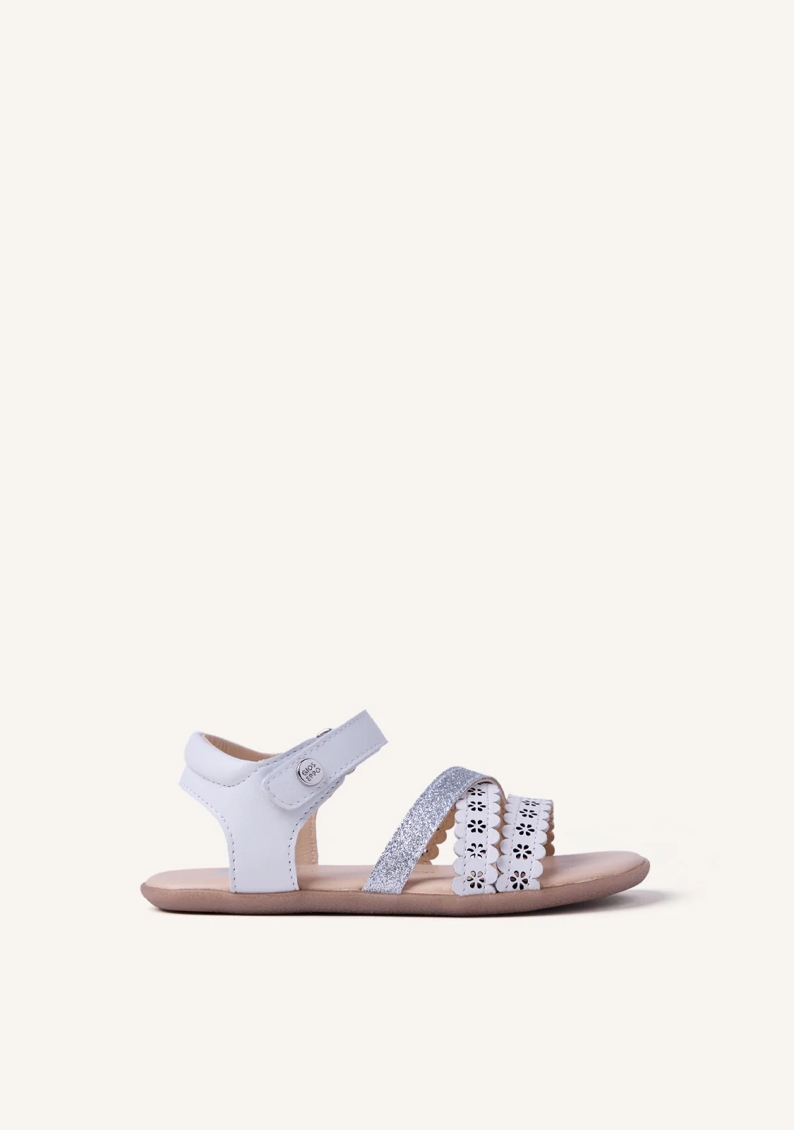 GIOSEPPO BAREFOOT - SHINY CUT-OUT LEATHER SANDALS MIKLEUS