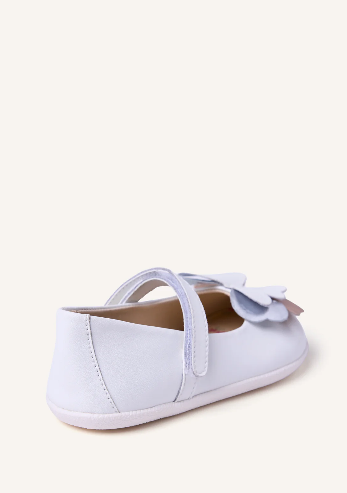GIOSEPPO BAREFOOT - SHINY LEATHER BALLET FLATS WITH BUTTERFLY KILGORIS - Image 4
