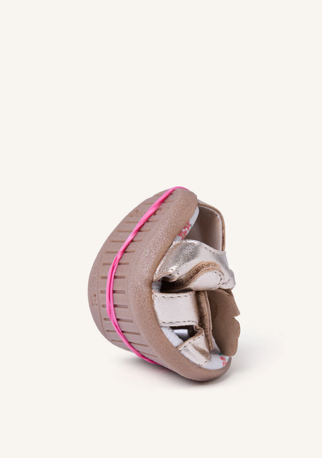 GIOSEPPO BAREFOOT - SHINY LEATHER SANDALS WITH BUTTERFLY NANDI - Image 6