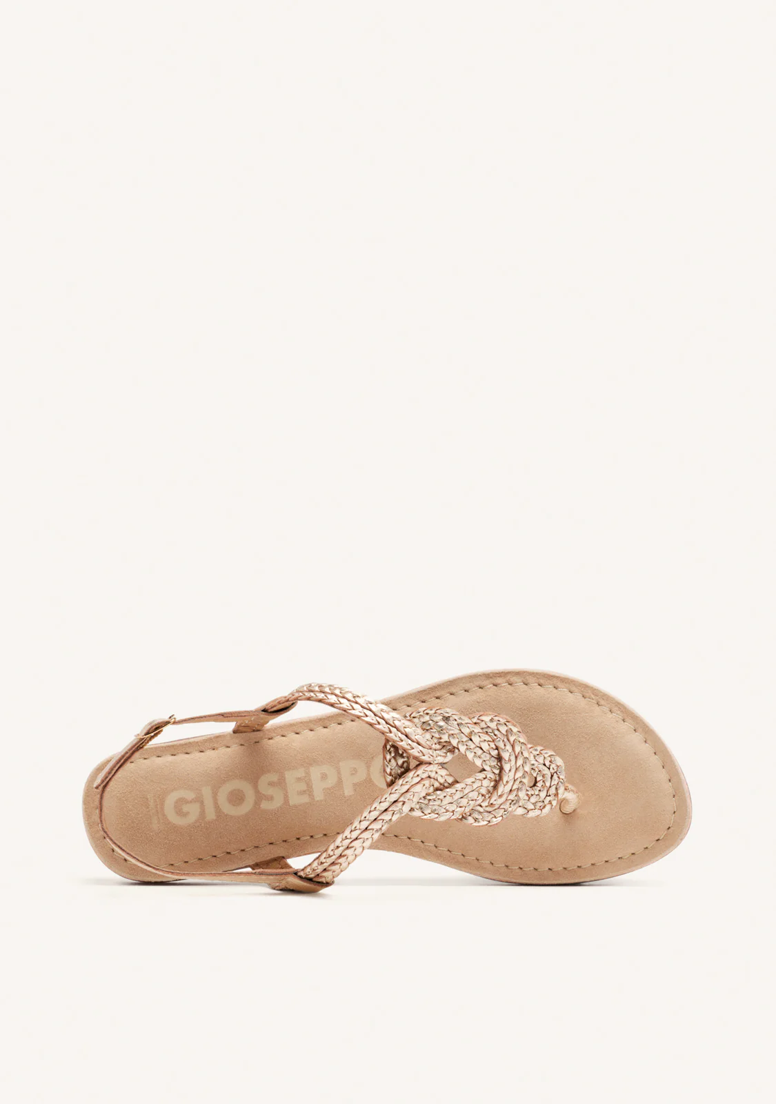 BRAIDED SHINY LEATHER SANDALS ZUPANJA