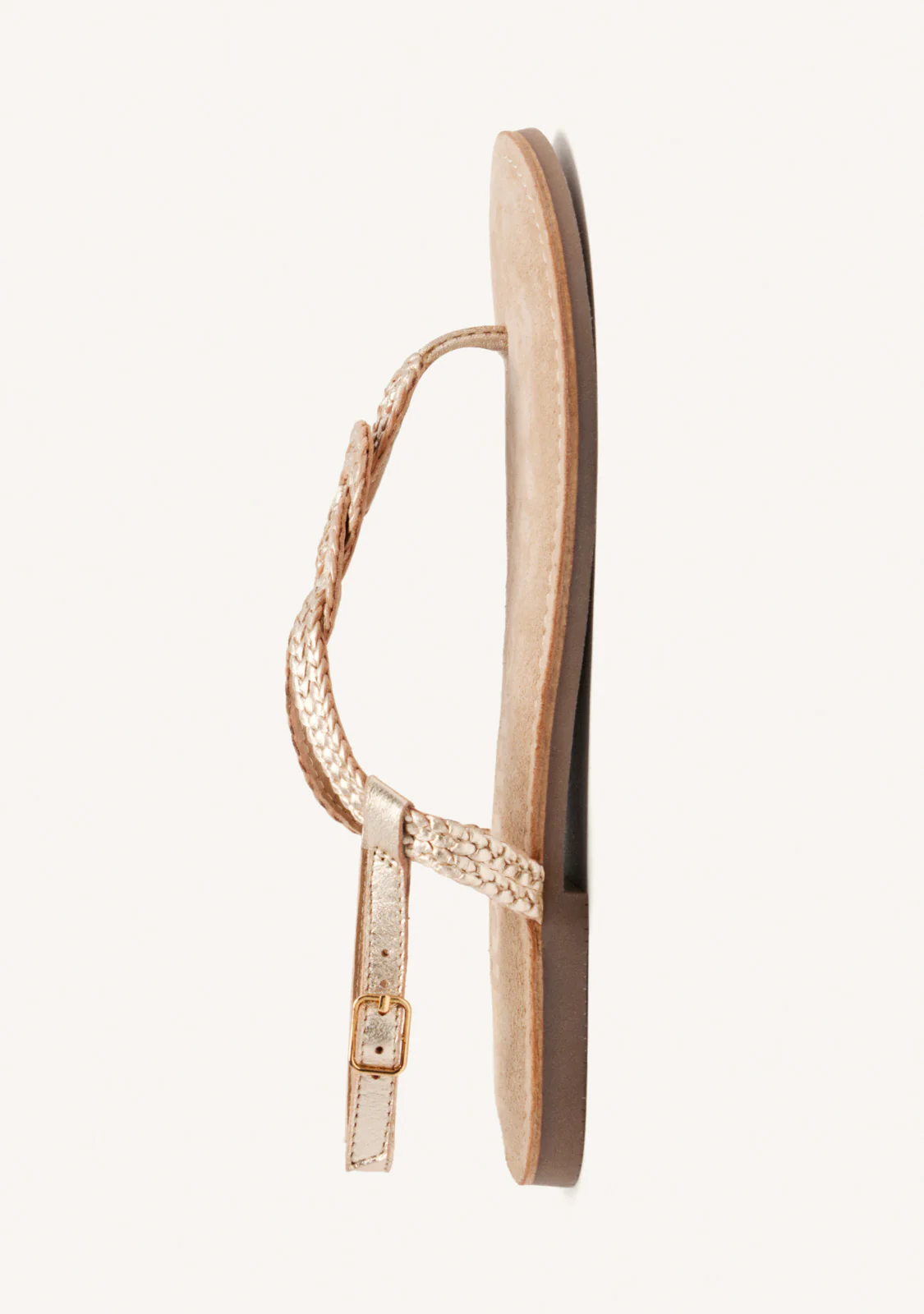 BRAIDED SHINY LEATHER SANDALS ZUPANJA - Image 4