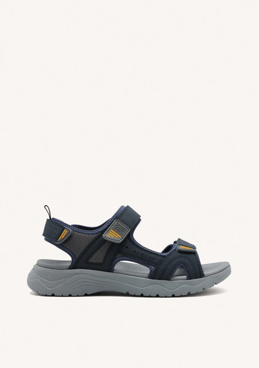 GRAY SANDALS WITH COLOR ACCENTS FOR MEN METKOVIC