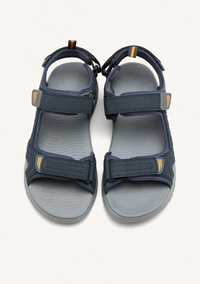 GRAY SANDALS WITH COLOR ACCENTS FOR MEN METKOVIC - Image 4