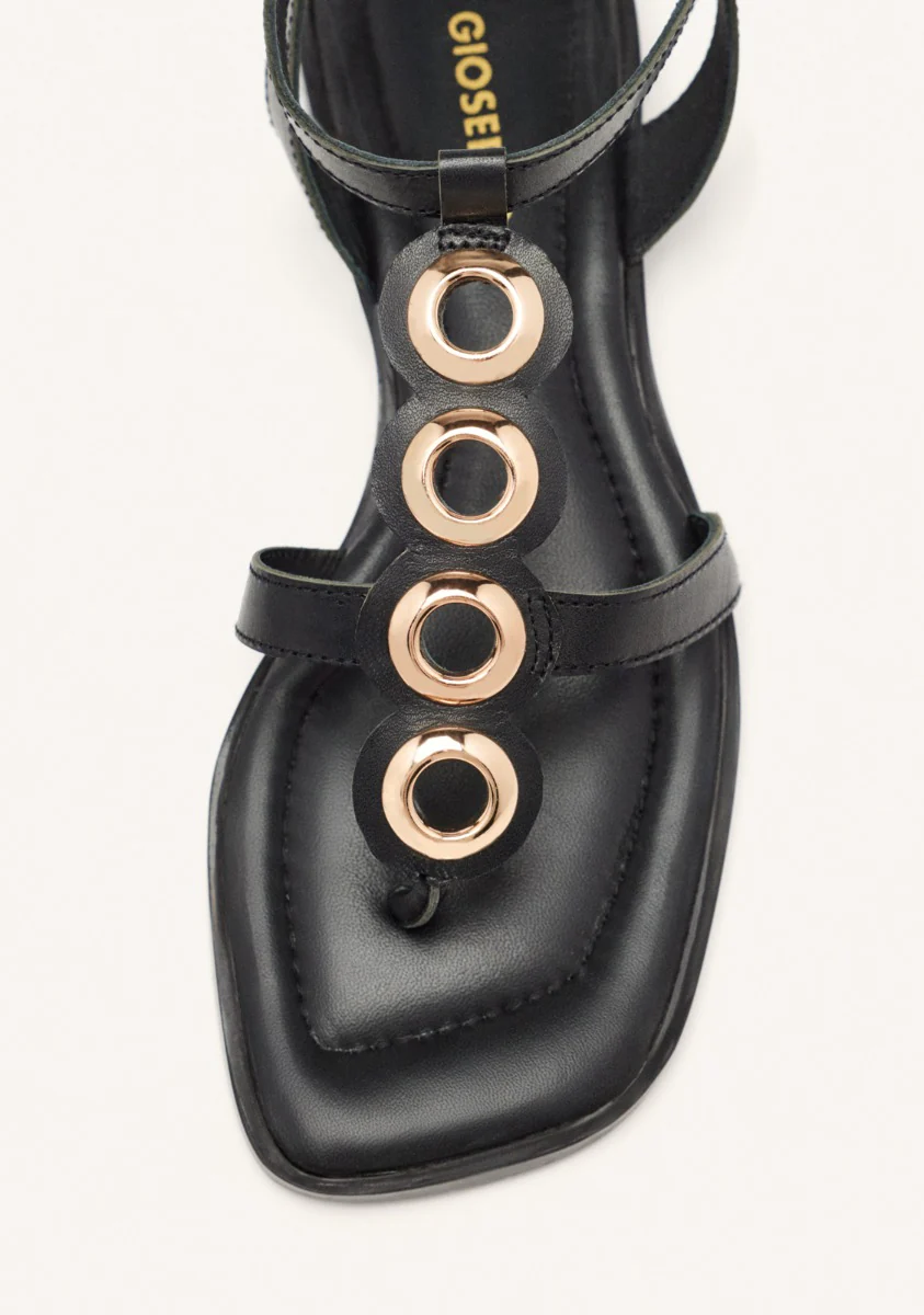 GREEK SANDALS LEATHER JEWELS EPPING