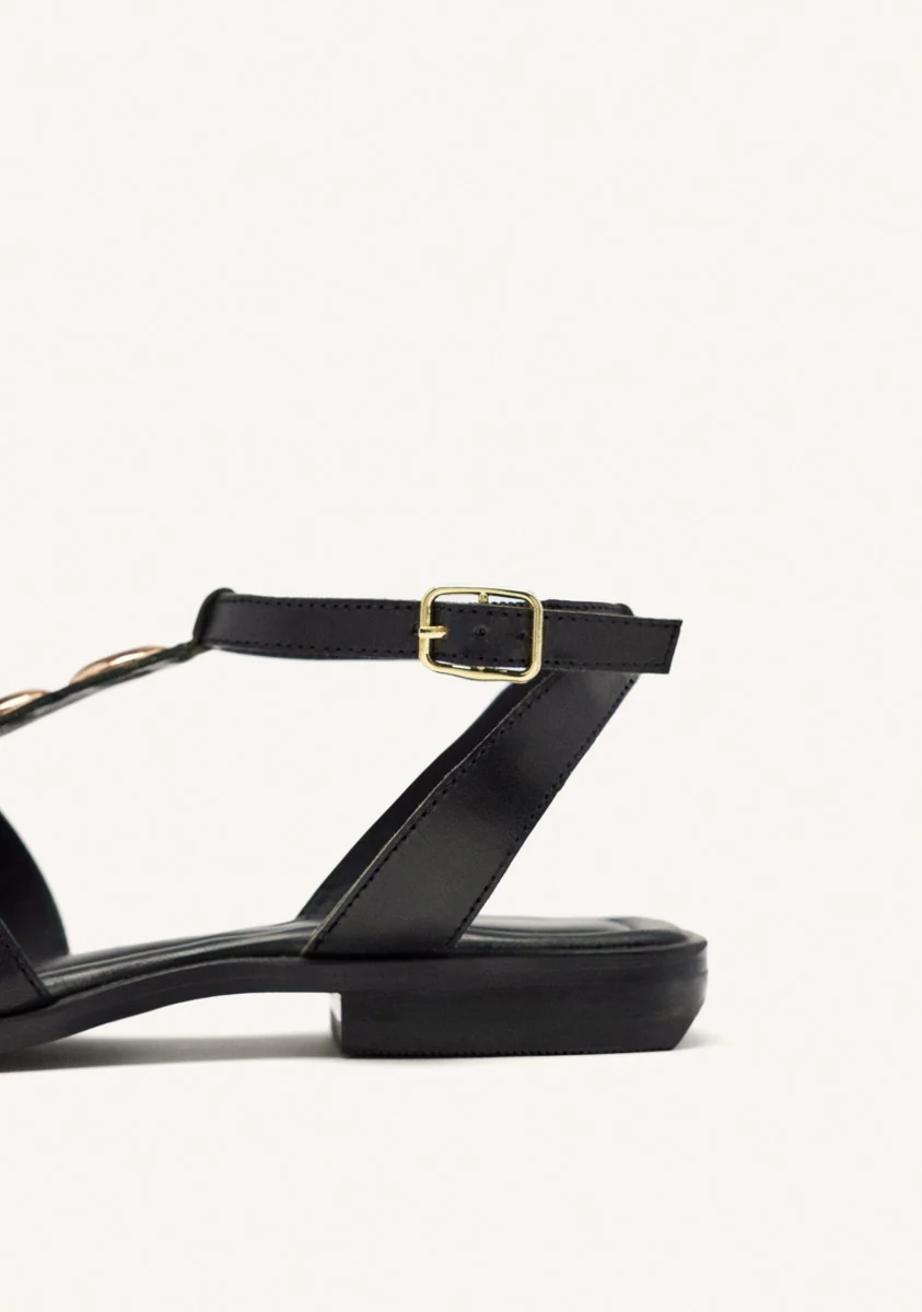 GREEK SANDALS LEATHER JEWELS EPPING - Image 4