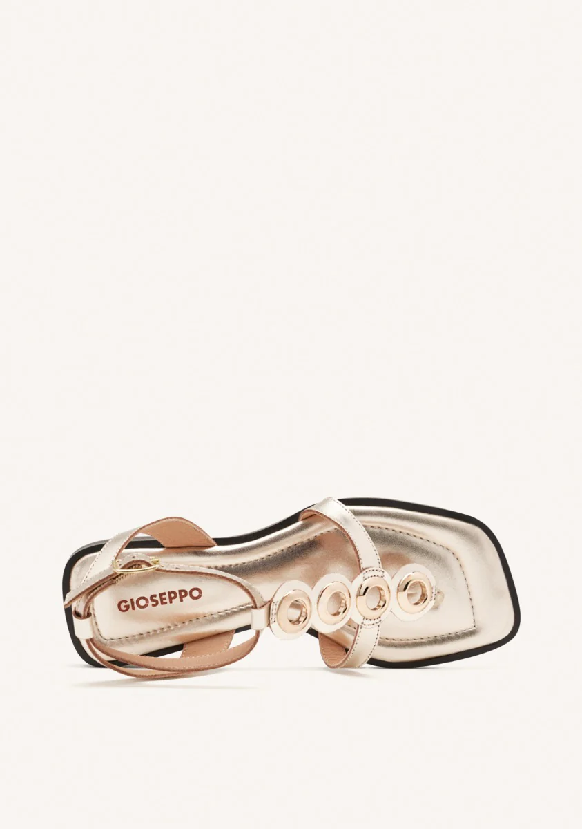GREEK SANDALS LEATHER JEWELS EPPING