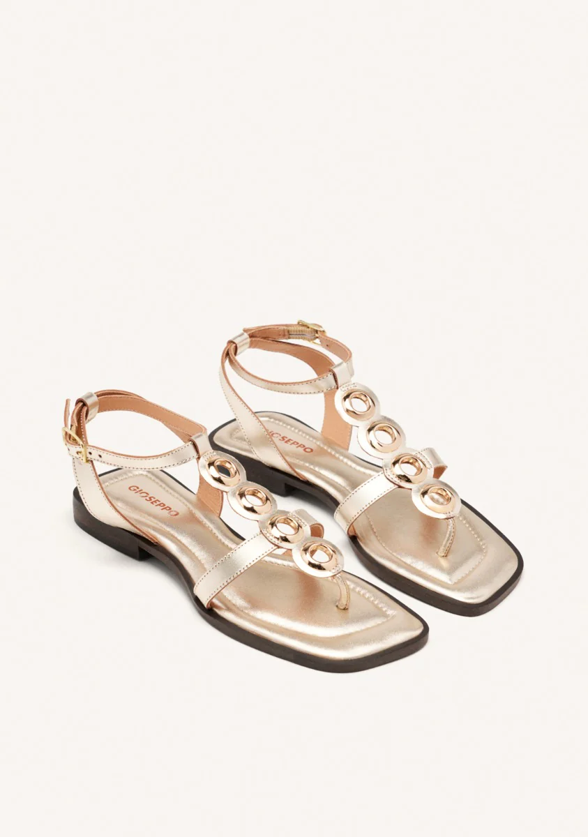 GREEK SANDALS LEATHER JEWELS EPPING - Image 2