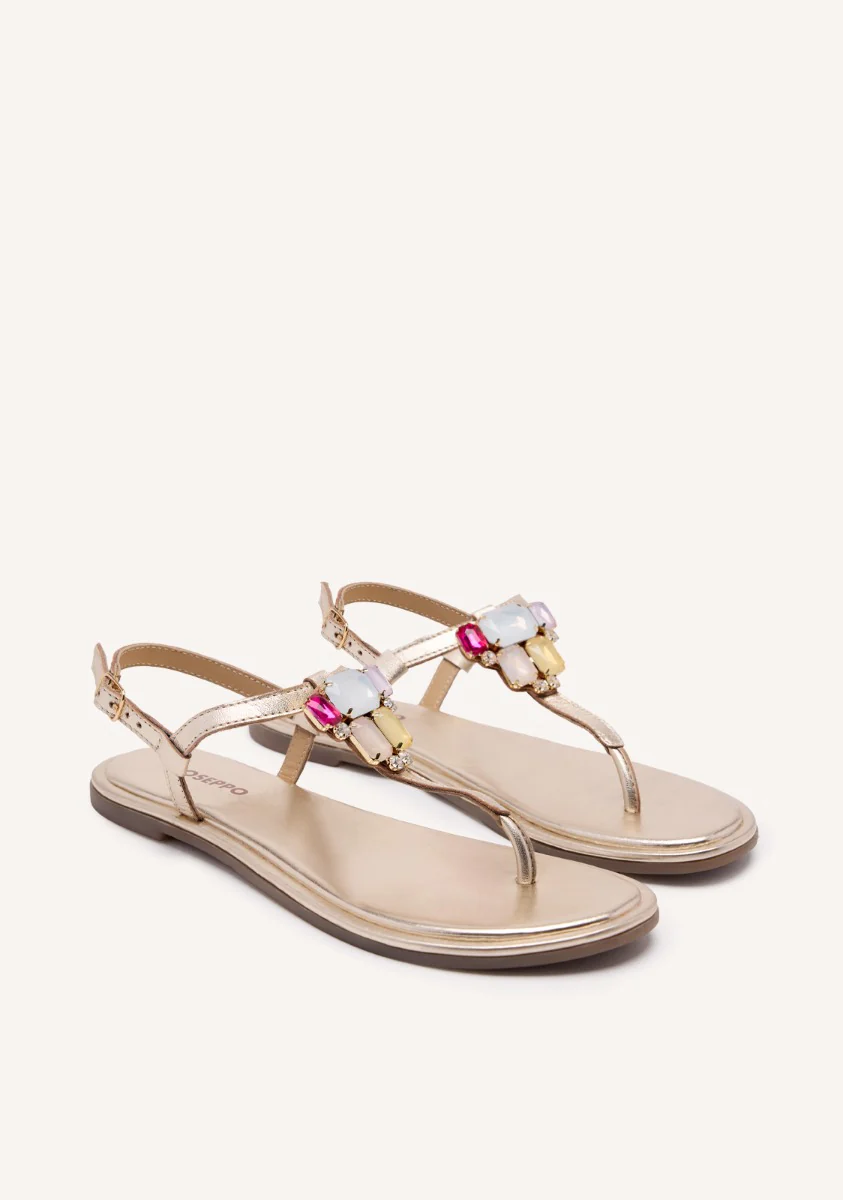GREEK SANDALS WITH LEATHER BEADS RINDGE - Image 2