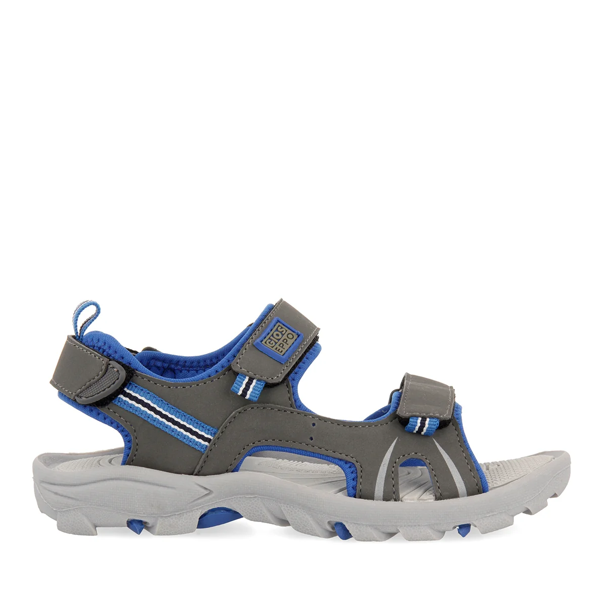 Grey and blue flip flops for boys AACHEN