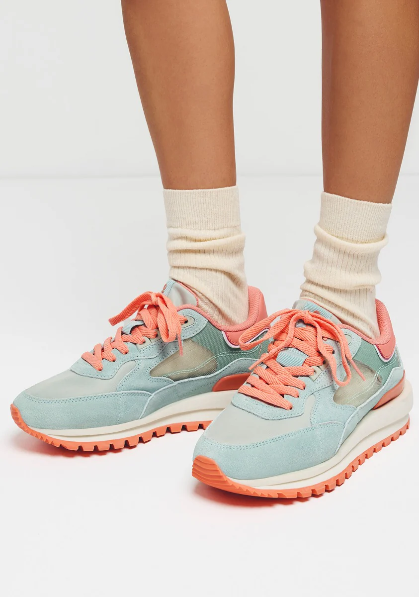 GRID LEATHER SNEAKERS IOLA - Image 5