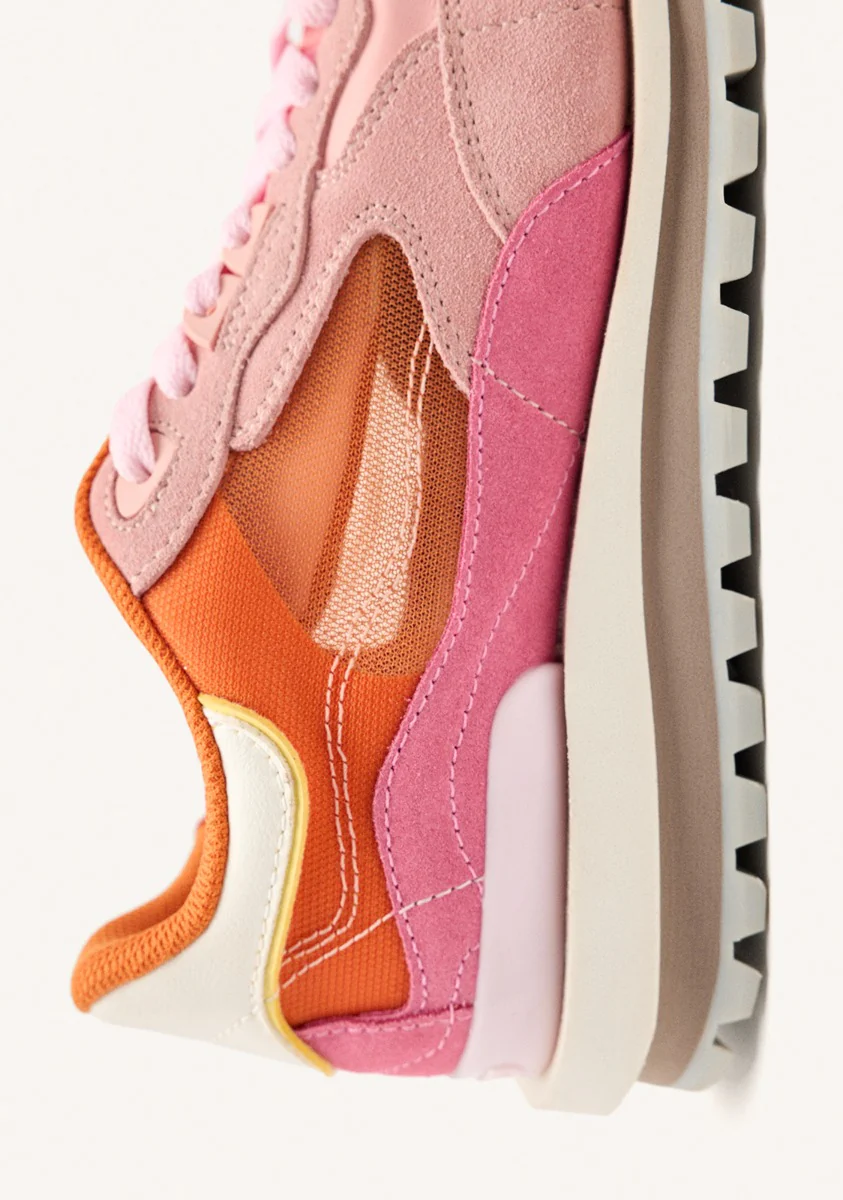 GRID LEATHER SNEAKERS IOLA - Image 3