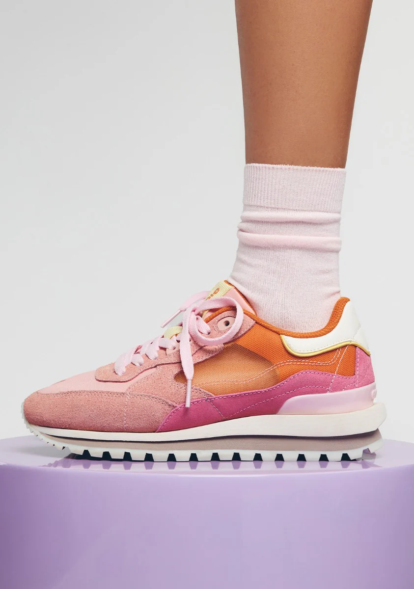 GRID LEATHER SNEAKERS IOLA - Image 5