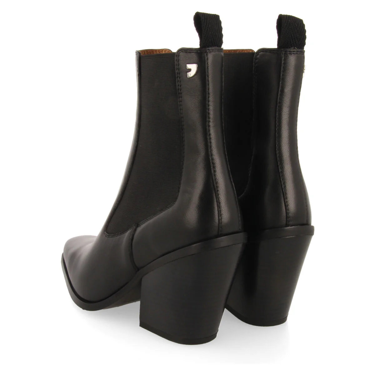 Haiming women's cowboy boots with side elastics and square toes - Image 5