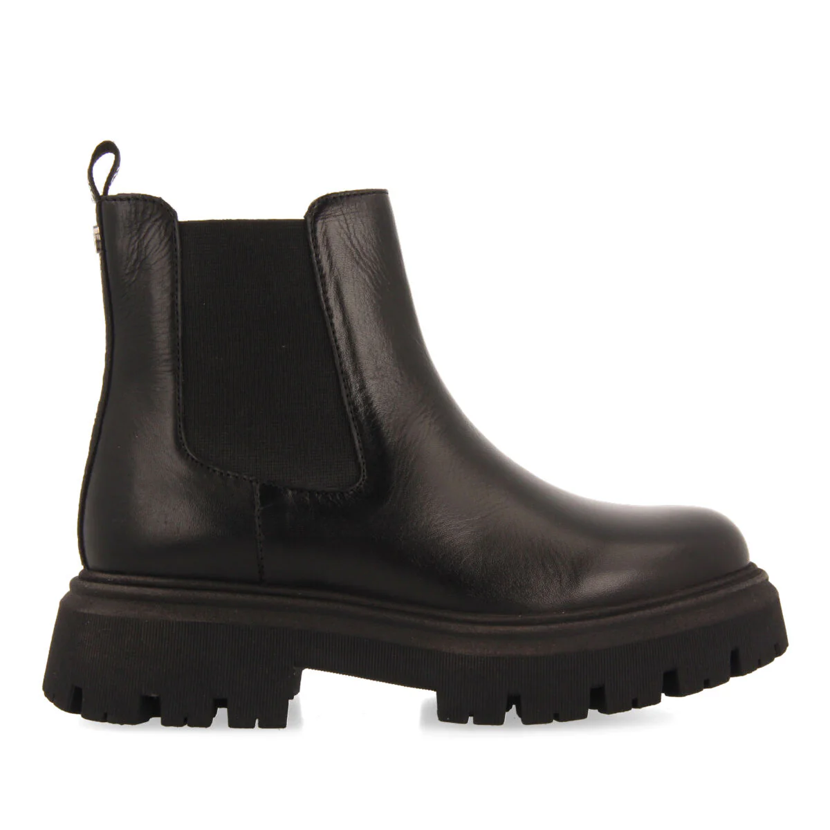 Hetland children's black leather chelsea boots