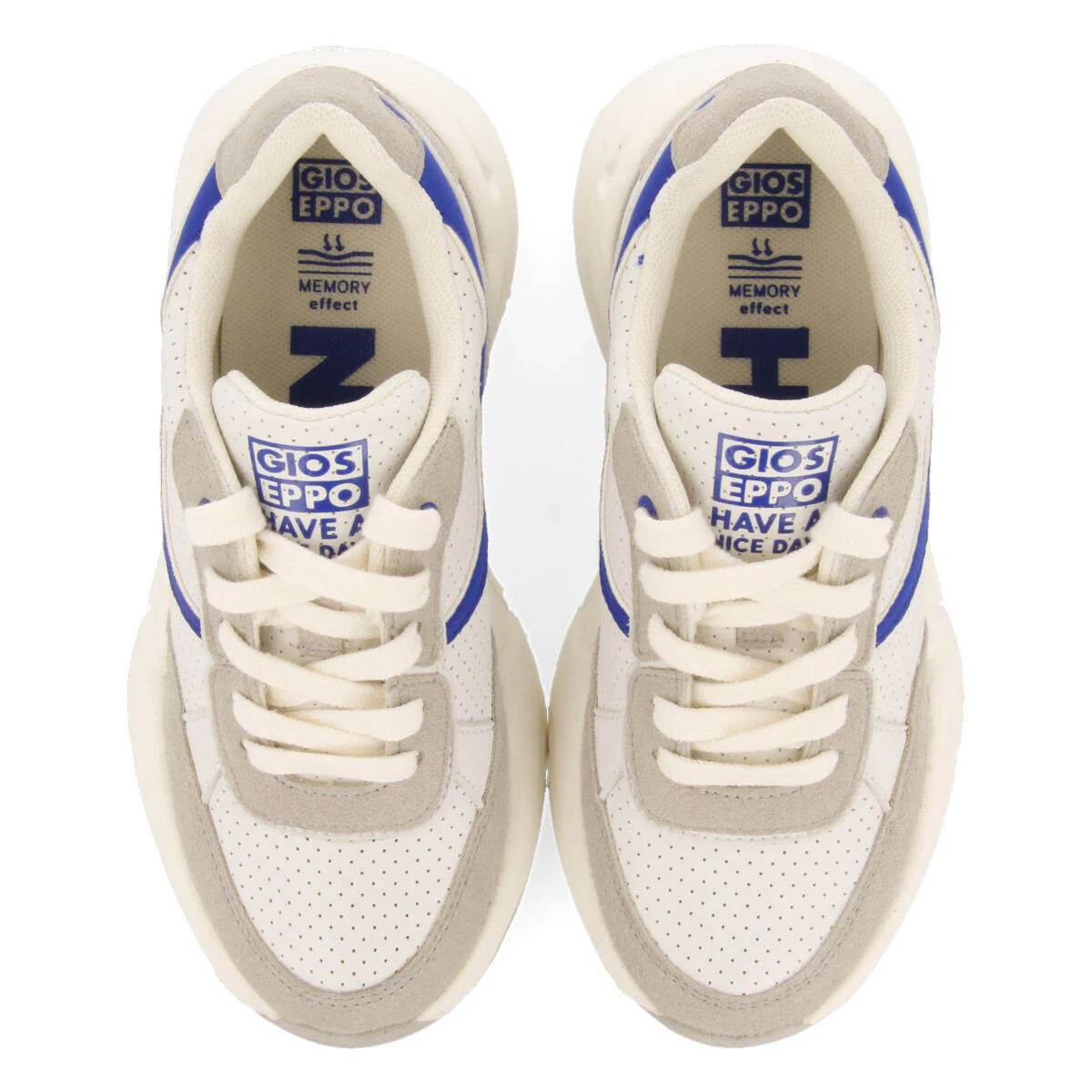 Ilheus boys blue sneakers with chunky soles - Image 3