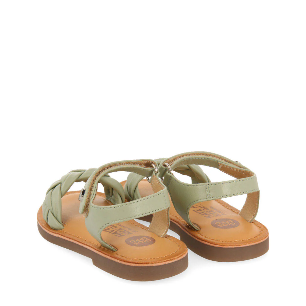 Ingai girls mint greenlaited leather sandals - Image 5