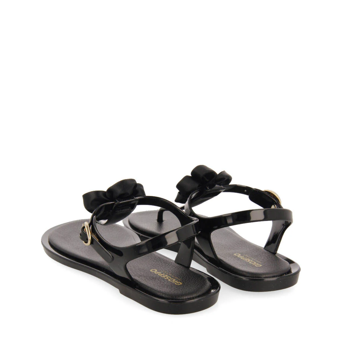 Itaucu women's black sandals with details - Image 4