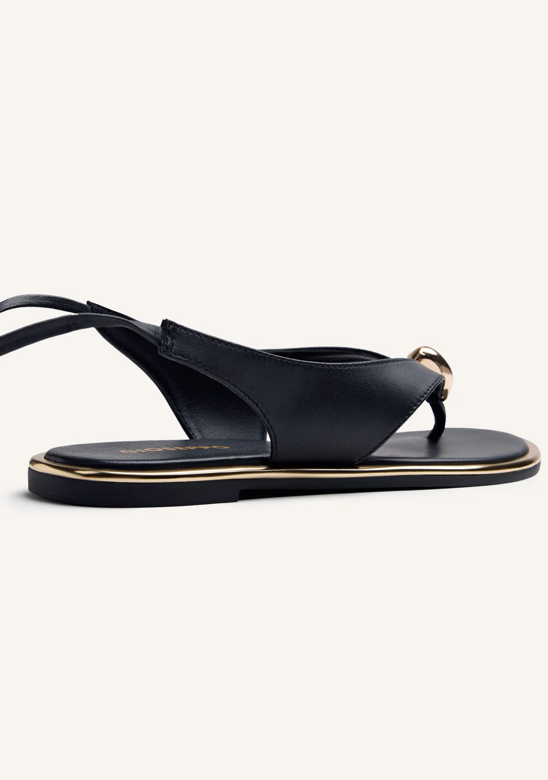 JEWEL LEATHER SANDALS WAMBA - Image 4