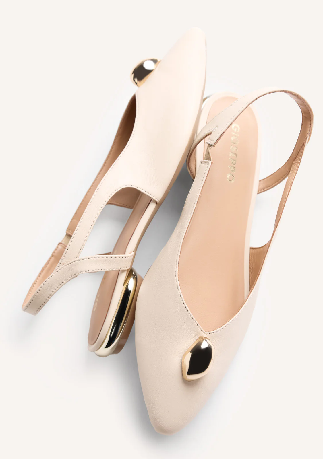JEWEL LEATHER SLINGBACK BALLET FLATS MUHURU - Image 4
