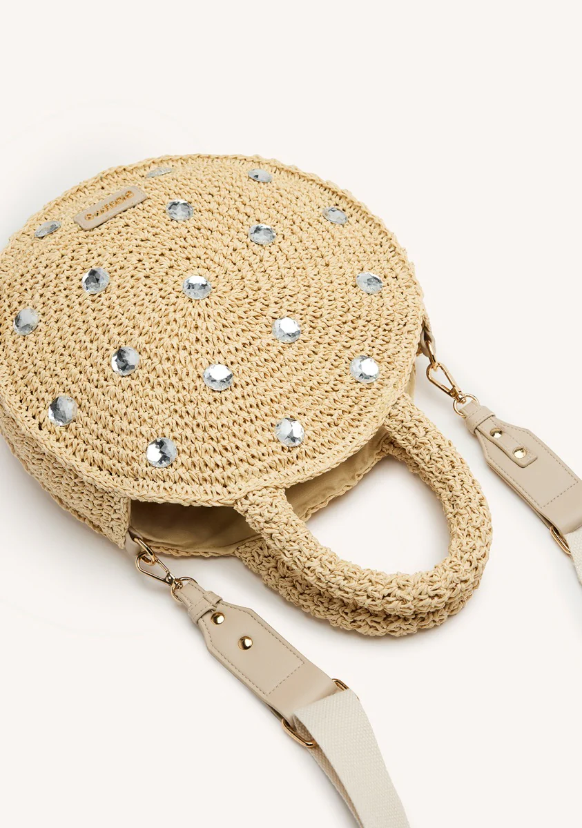 JEWEL RAFFIA CROSSBODY BAG MUSCODA - Image 3