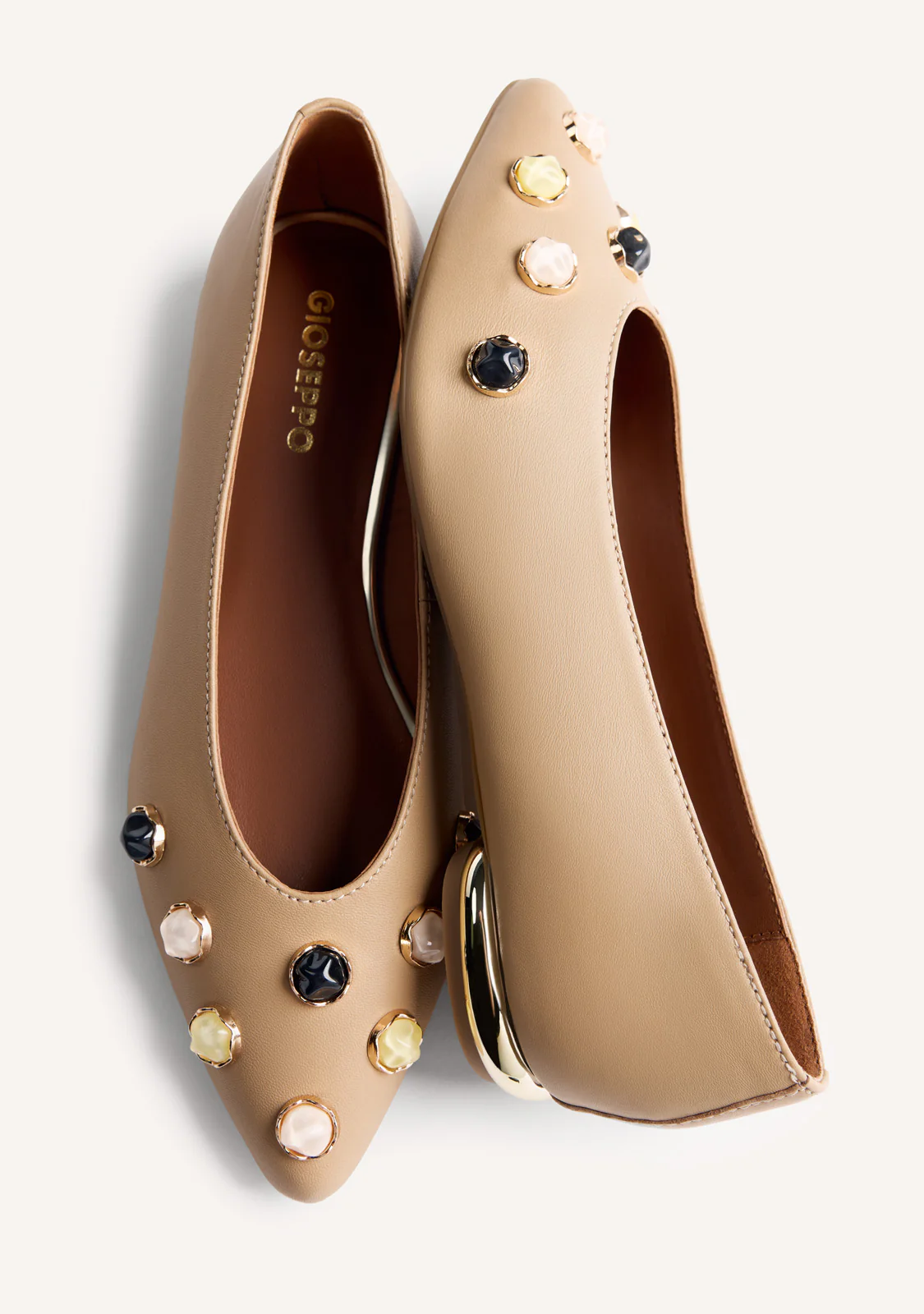 JEWELRY LEATHER BALLET FLATS DORVAY - Image 4