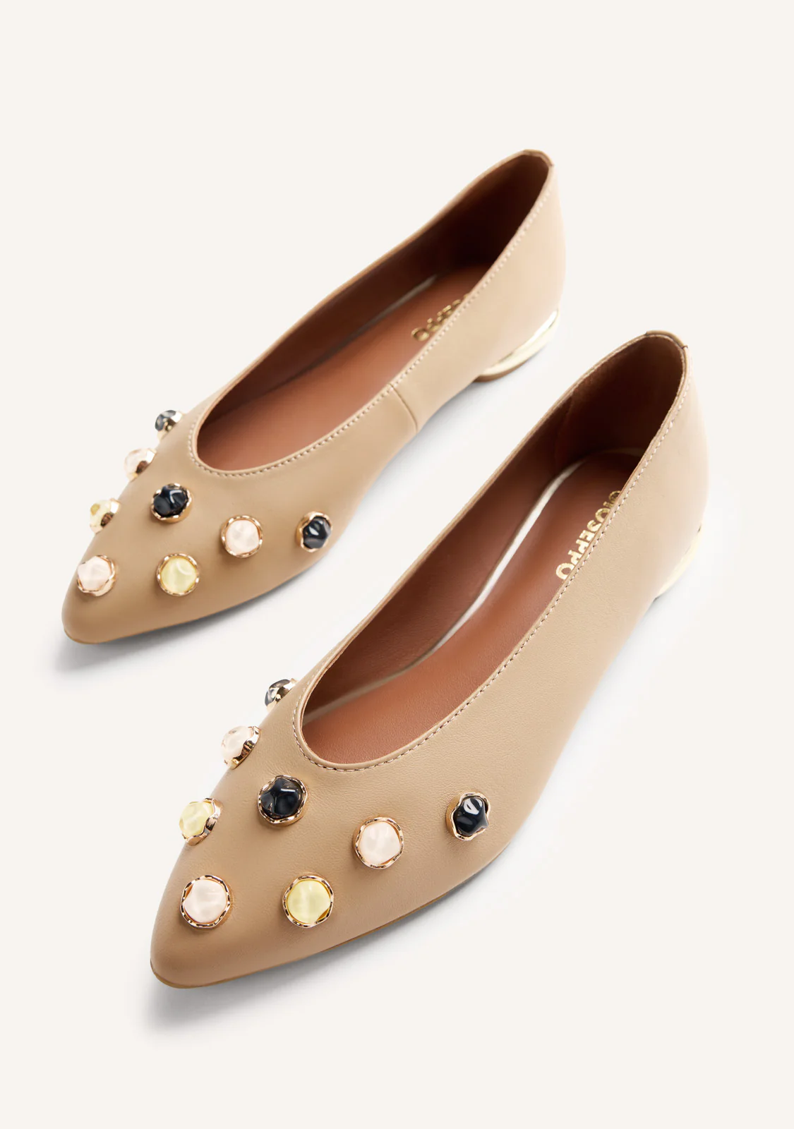 JEWELRY LEATHER BALLET FLATS DORVAY - Image 6