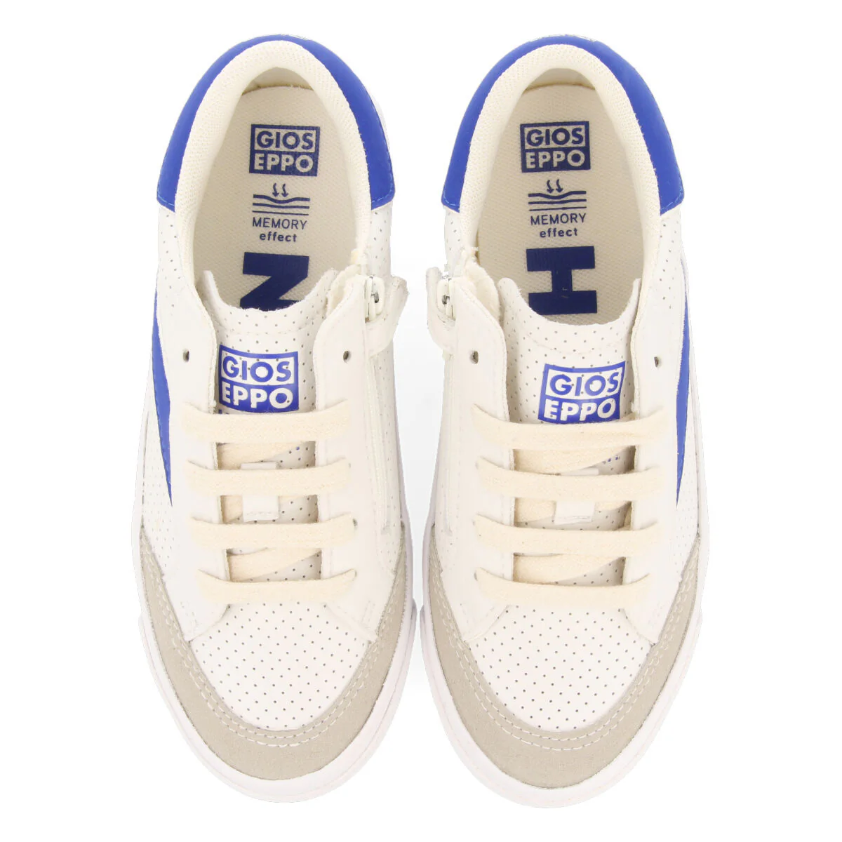 Juvisy boys blue sneakers with side details - Image 4