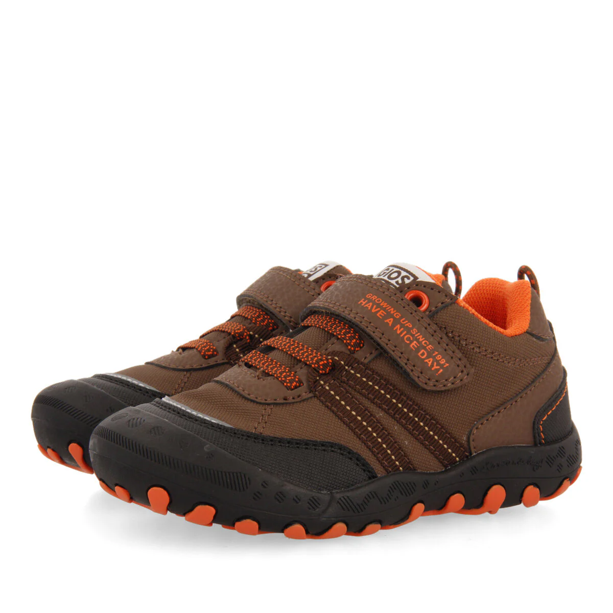 Kaindorf children's brown hiking sneakers - Image 2