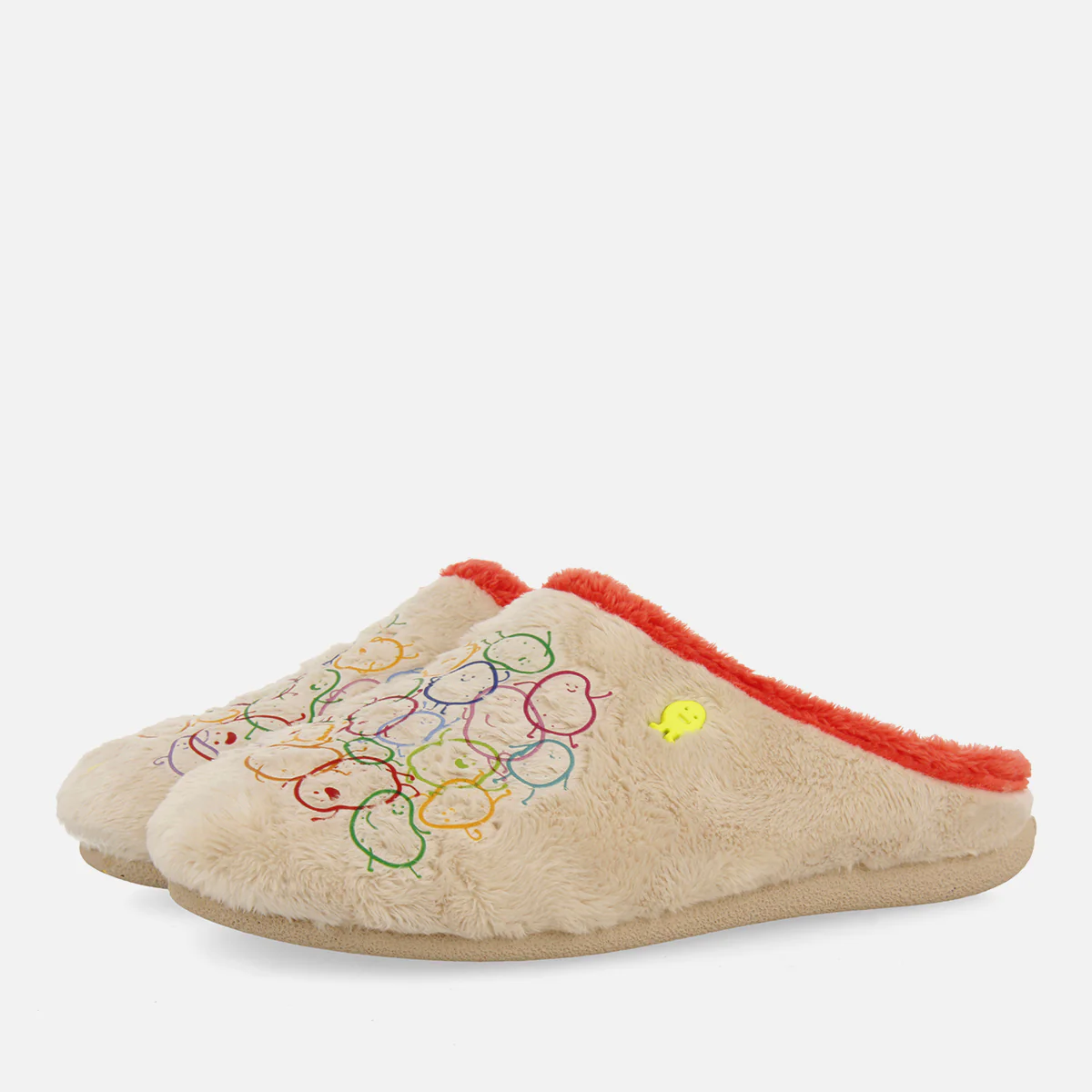 KAPUVAR PRINT FAUX FUR SLIPPERS - Image 2