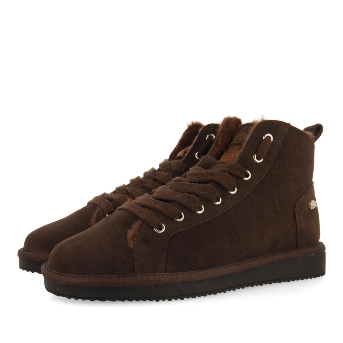 Kaylor men's brown split-suede lace-up boots - Image 2