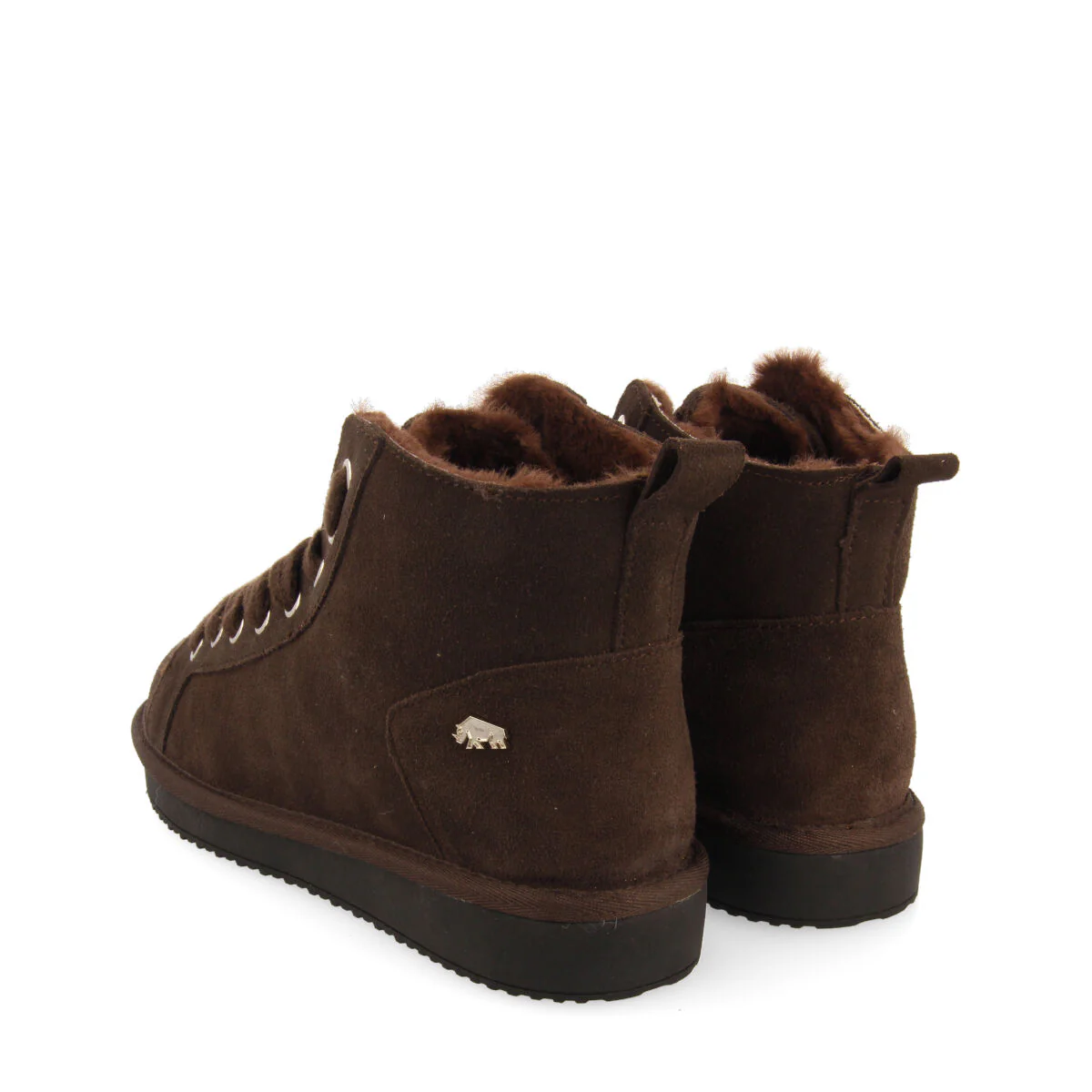 Kaylor men's brown split-suede lace-up boots - Image 4