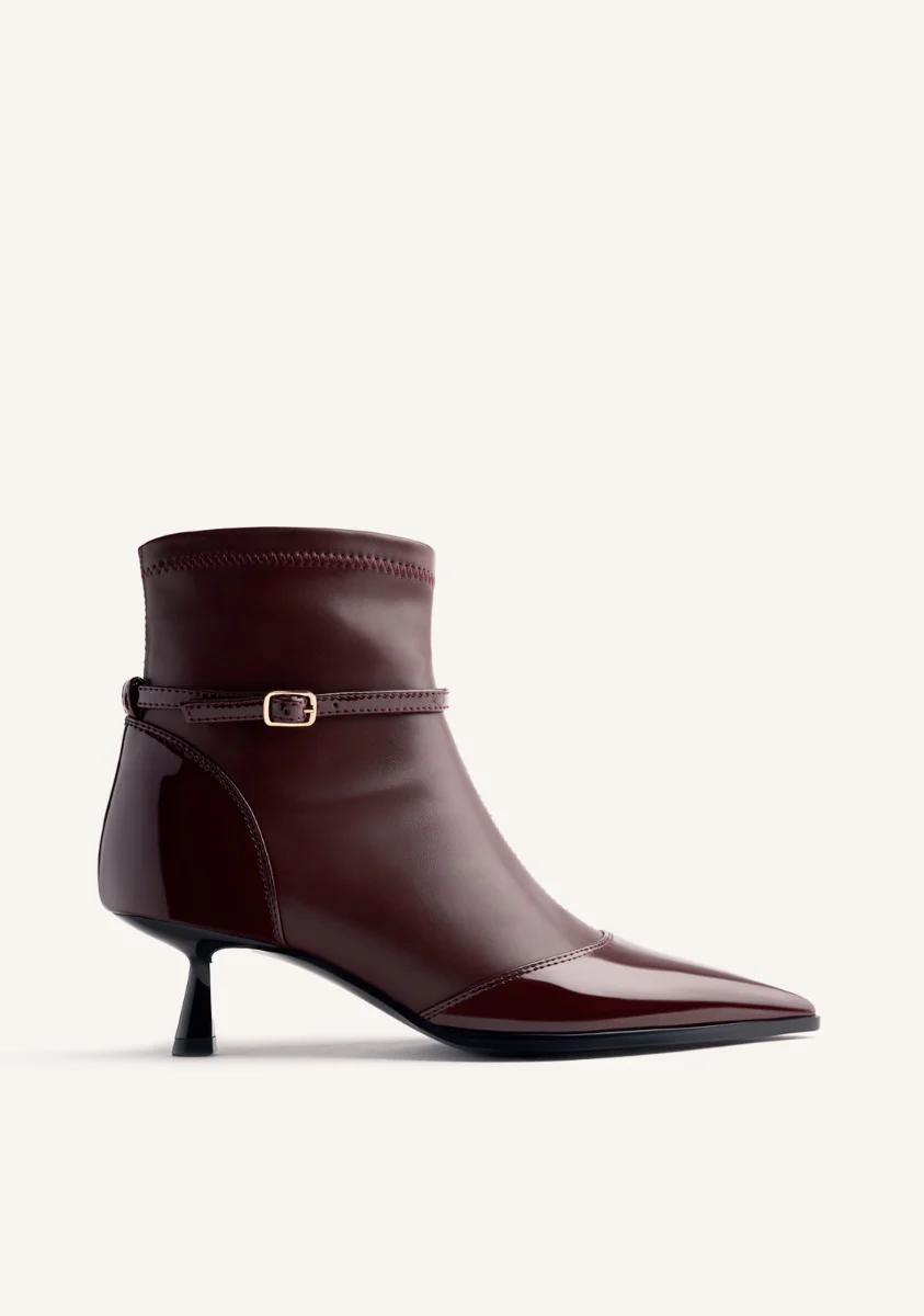 KITTEN HEEL BOOTS CASPIAN