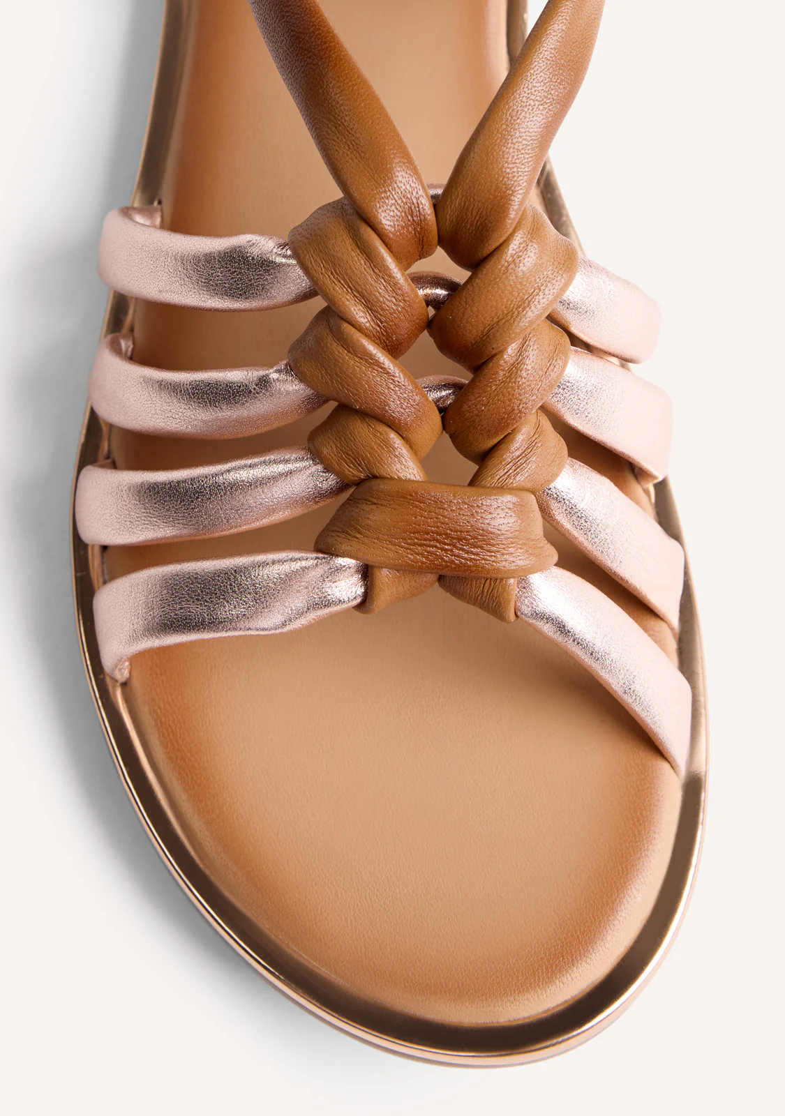 KNOTTED LEATHER SANDALS PEPPERELL - Image 3