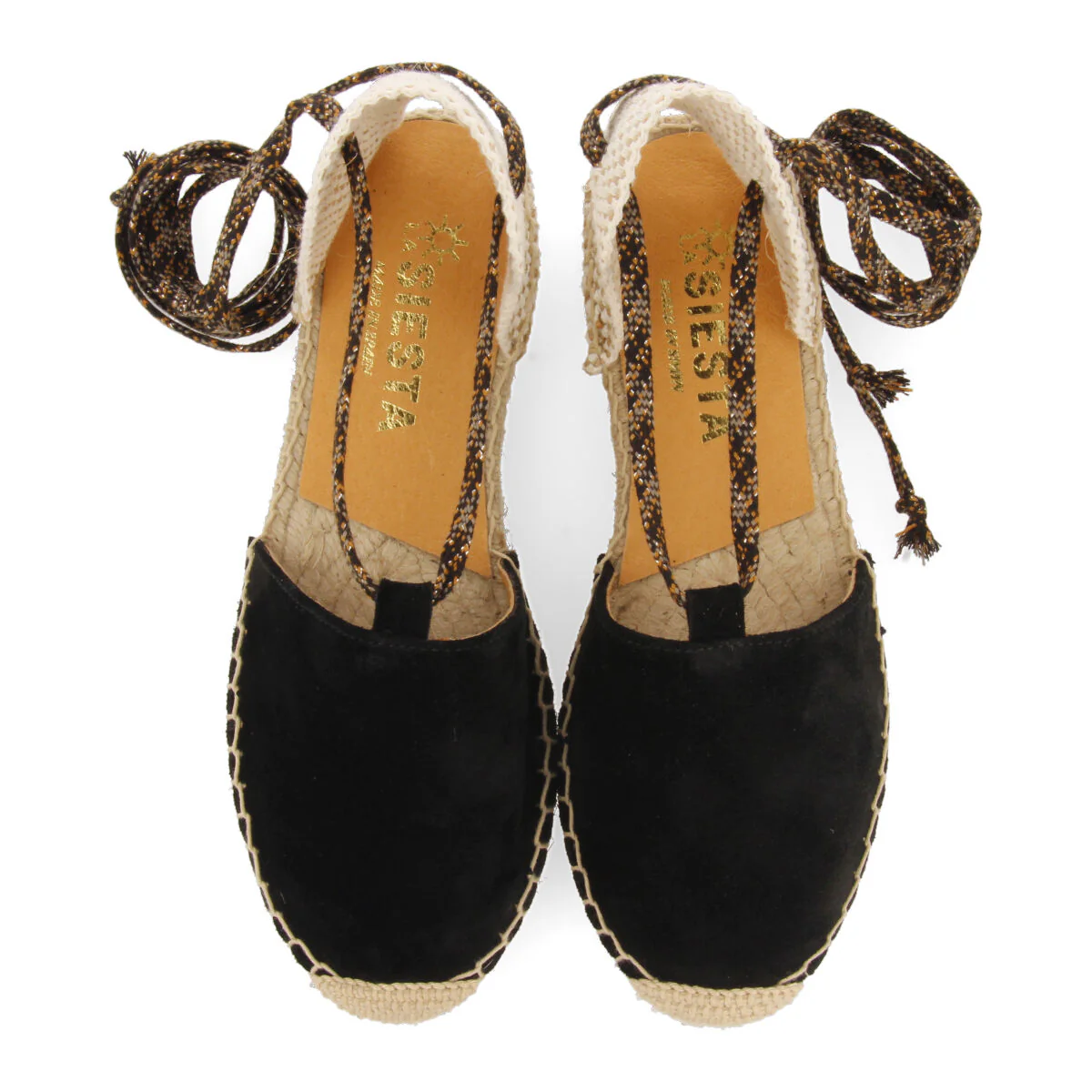 La siesta apolonia women's black espadrilles - Image 2