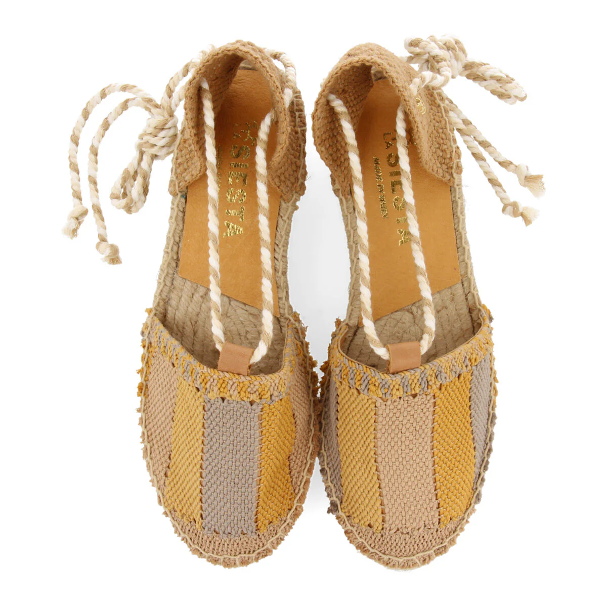 La siesta eulalia women's mustard espadrilles - Image 3