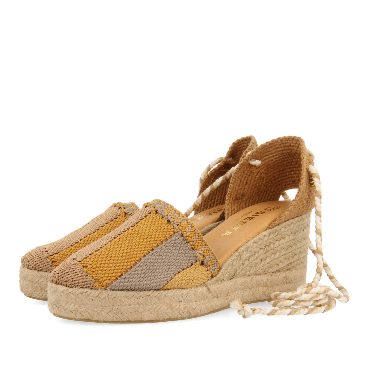 La siesta gala women's mustard espadrilles - Image 2