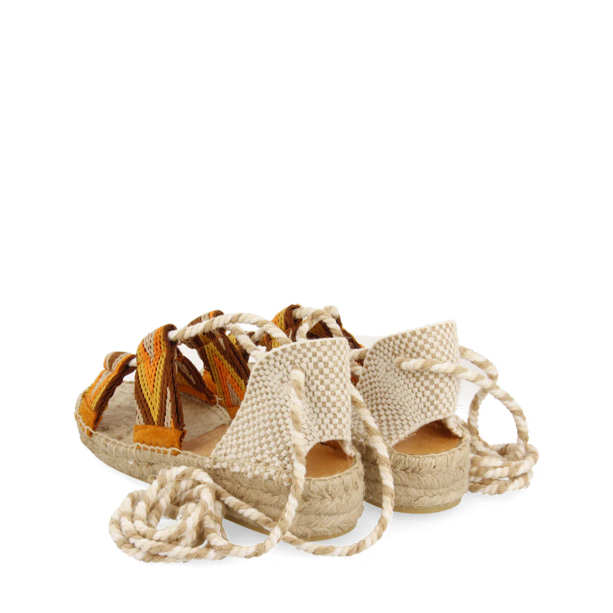 La siesta lucia women's mustard espadrilles - Image 4
