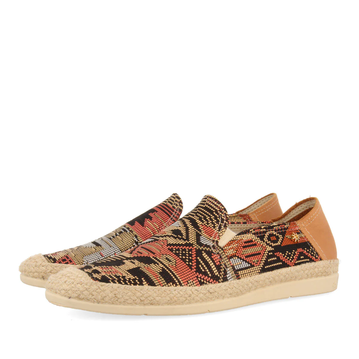 La siesta tesela m men's orange espadrilles - Image 2