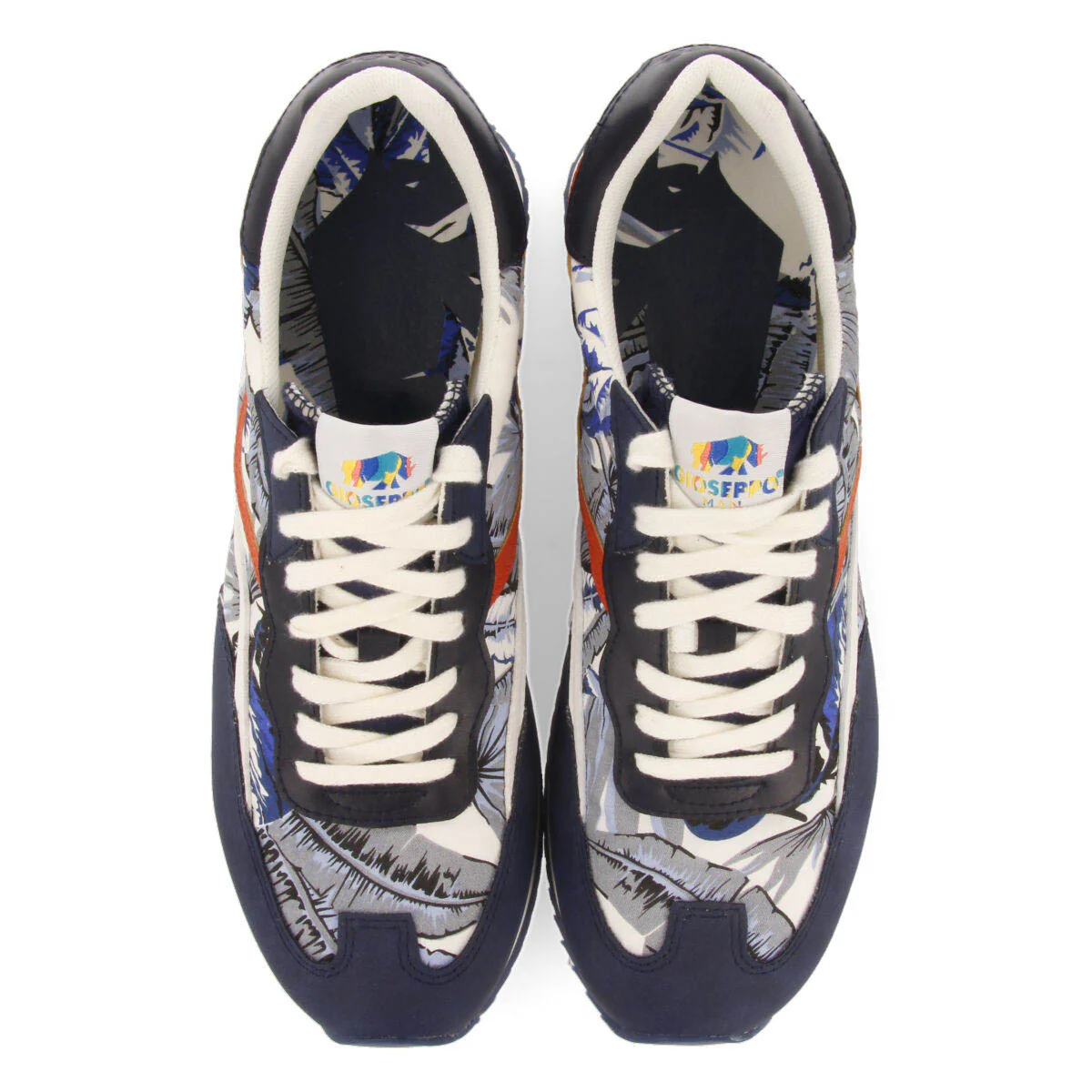 Ladario men's multicoloured retro sneakers - Image 4