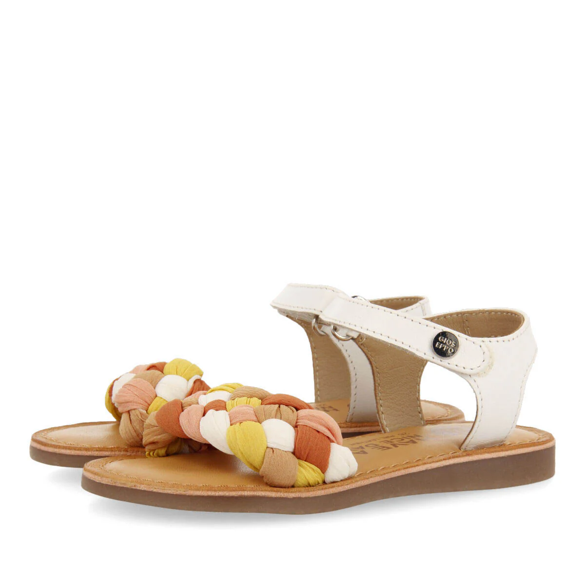 Lailly girls sandals with white vamps - Image 2