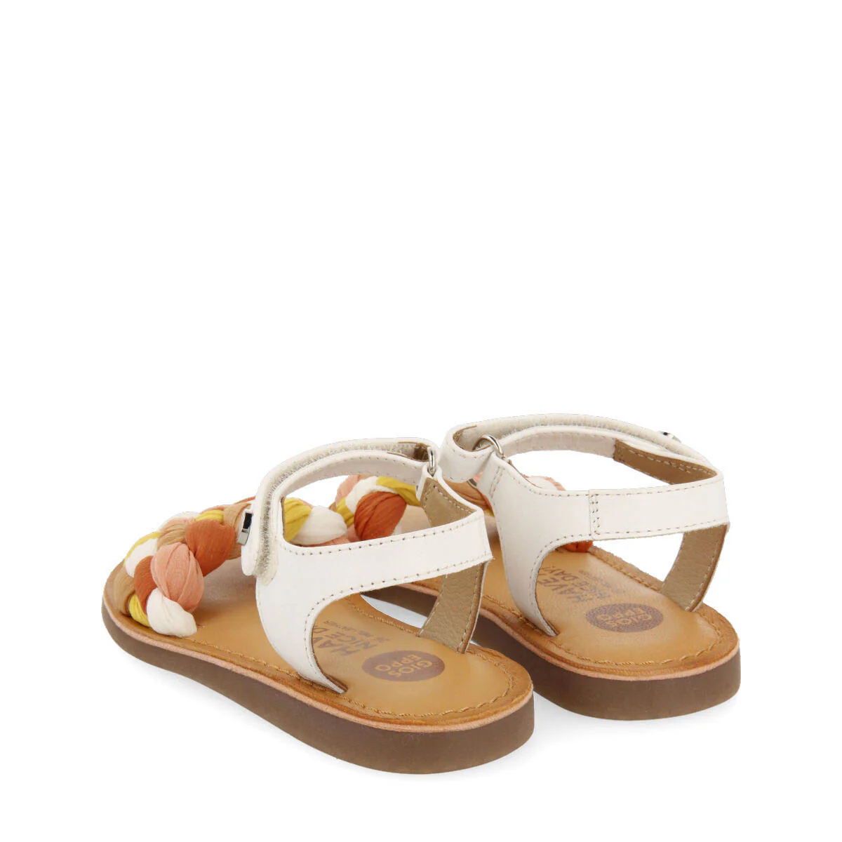 Lailly girls sandals with white vamps - Image 4