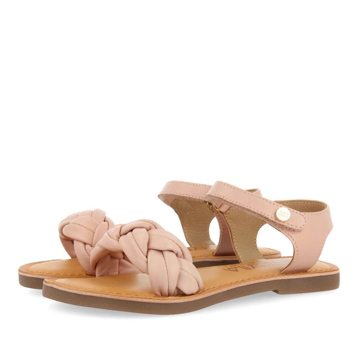 Lalande girlsinklaited leather sandals - Image 2