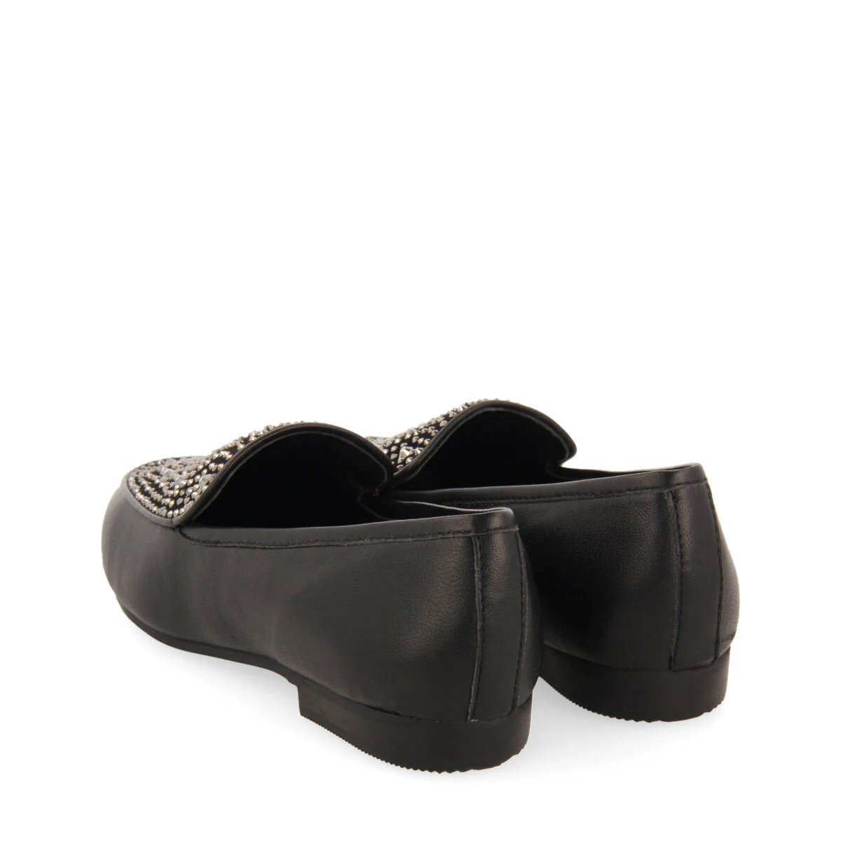 Langeland women's black moccasins with rhinestones - Image 4