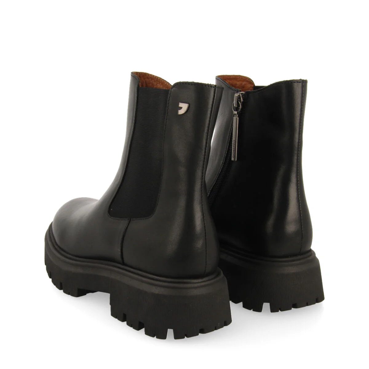Langford women's black leather chelsea boots - Image 4