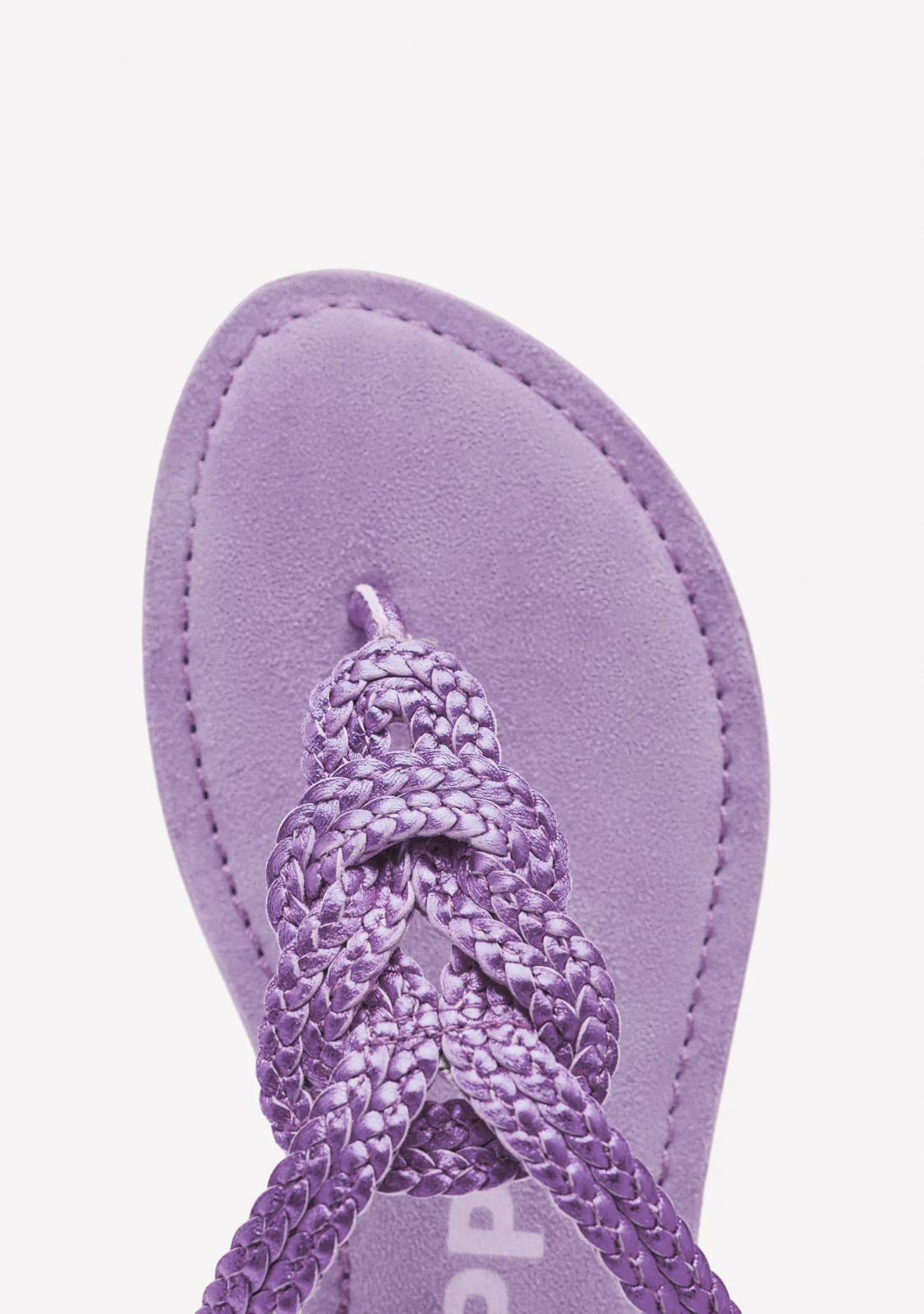 BRAIDED SHINY LEATHER SANDALS ZUPANJA - Image 4