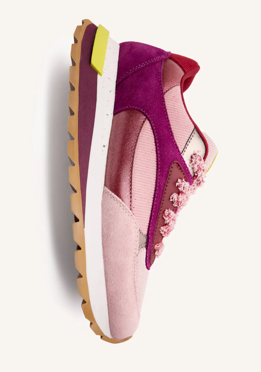 LEATHER AND CORDUROY SNEAKERS RANIER - Image 5